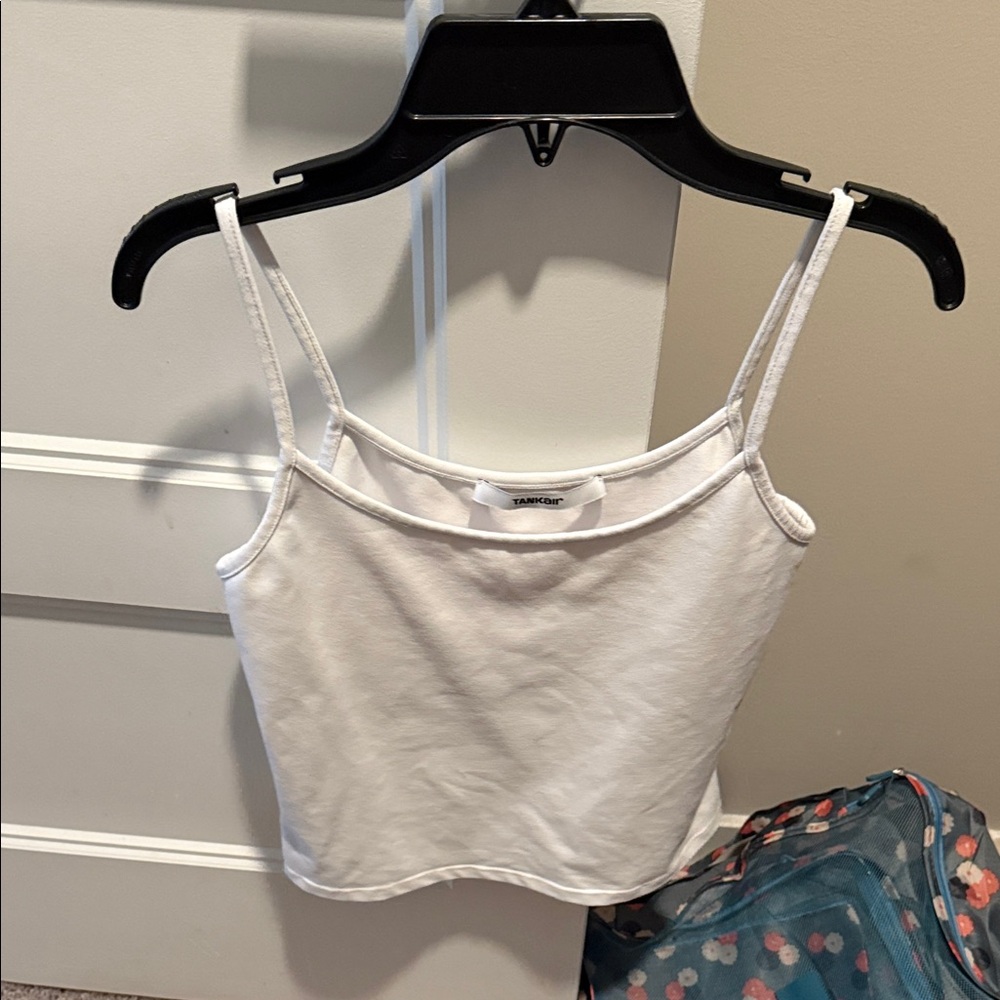 White Tank Top tankair brand spaghetti strap tank size medium